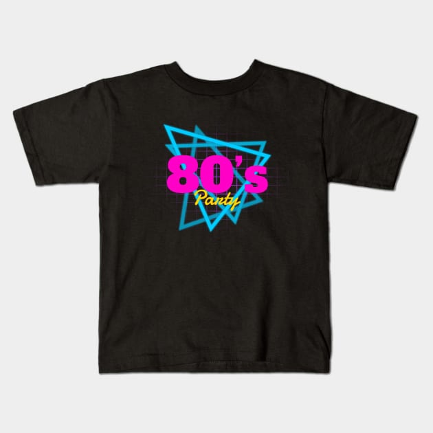 80s Party Kids T-Shirt by GVTShirt